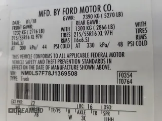 2018 Ford Transit Connect XLT with VIN NM0LS7F78J1369508, listed as a IAAI auction lot 42554159 with 280,165 mi miles and . Bid and sale history available at DreamBid. Image 25.