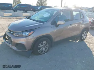 2018 Chevrolet Trax LS with VIN 3GNCJKSB7JL412108, listed as a IAAI auction lot 40764109 with 70,517 mi miles. Bid and sale history available at carsss.com. Image 18.