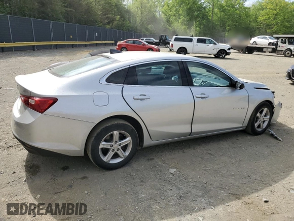 2017 Chevrolet Malibu LS with VIN 1G1ZB5ST8HF288034, listed as a Copart auction lot 55025405 with 104,716 mi miles and Salvage Title. Bid and sale history available at DreamBid. Image 3.