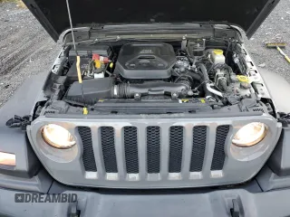 2021 Jeep Wrangler Unlimited Sport Altitude with VIN 1C4HJXDN8MW740980, listed as a Copart auction lot 77429934 with 71,961 mi miles and Salvage title. Bid and sale history available at DreamBid. Image 12.
