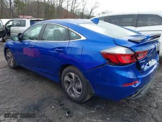 2019 Honda Insight EX with VIN 19XZE4F54KE025545, listed as a IAAI auction lot 41506580 with 19,884 mi miles. Bid and sale history available at carsss.com. Image 3.