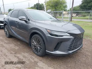 2023 Lexus RX 350h z VIN 2T2BBMCA3PC014758, wystawiony jako IAAI lot #42176377 z przebiegiem Nie podano mil oraz . Historia ofert i sprzedaży dostępna na DreamBid. Obrazek 1.