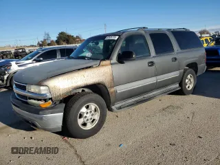 2002 Chevrolet Suburban LT with VIN 1GNEC16T22J141497, listed as a Copart auction lot 87526755 with 277,226 mi miles and Salvage Title. Bid and sale history available at carsss.com. Image 1.