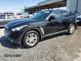 2016 Infiniti QX70 with VIN JN8CS1MW7GM752703, listed as a Copart auction lot 45686395 with 146,176 mi miles and Salvage Title. Bid and sale history available at DreamBid. Image 1.