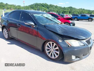 2009 Lexus IS 250 with VIN JTHCK262792029104, listed as a IAAI auction lot 42349950 with 138,452 mi miles and . Bid and sale history available at DreamBid. Image 1.