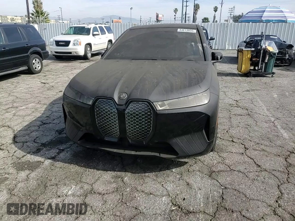 2023 BMW iX xDrive50 with VIN WB523CF0XPCL59062, listed as a Copart auction lot 43813935 with 7,788 mi miles and Salvage Title. Bid and sale history available at carsss.com. Image 10.