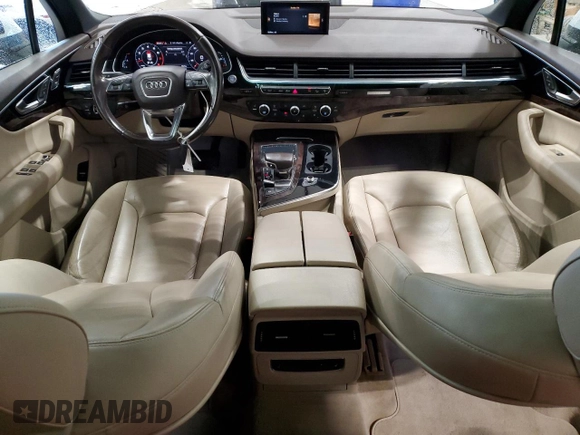 2017 Audi Q7 Premium Plus with VIN WA1LAAF71HD026691, listed as a Copart auction lot 55519725 with 128,047 mi miles and Clean Title. Bid and sale history available at DreamBid. Image 9.