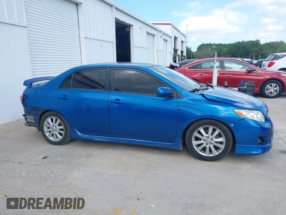 2009 Toyota Corolla with VIN 2T1BU40E69C154781, listed as a IAAI auction lot 42009936 with 180,039 mi miles. Bid and sale history available at carsss.com. Image 13.
