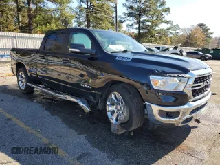 2022 Ram 1500 Big Horn with VIN 1C6RREMT0NN265873, listed as a Copart auction lot 41901085 with 48,507 mi miles and Salvage Title. Bid and sale history available at carsss.com. Image 4.