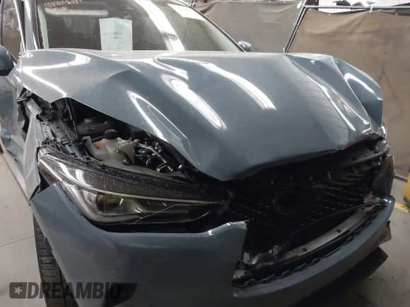 2022 Infiniti QX50 Essential with VIN 3PCAJ5CB6NF121488, listed as a IAAI auction lot 42043828 with 17,762 mi miles and . Bid and sale history available at DreamBid. Image 6.
