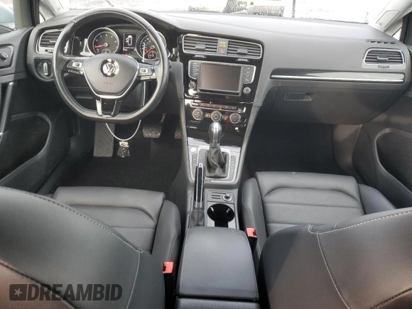 2017 Volkswagen Golf SportWagen SE with VIN 3VWC17AU0HM510942, listed as a Copart auction lot 80790514 with 67,563 mi miles and Salvage Title. Bid and sale history available at carsss.com. Image 8.