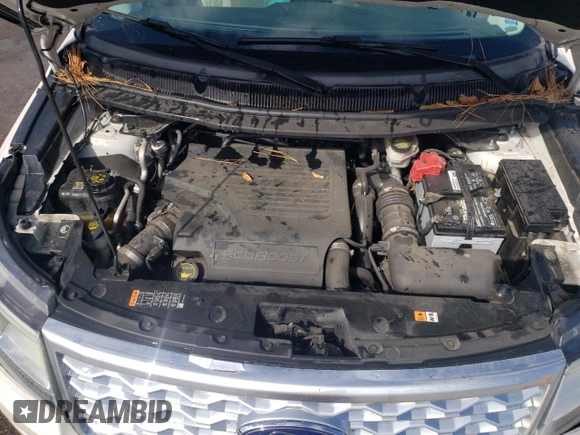 2016 Ford Explorer Platinum with VIN 1FM5K8HT9GGA74334, listed as a Copart auction lot 46242485 with 118,728 mi miles and Salvage Title. Bid and sale history available at DreamBid. Image 12.