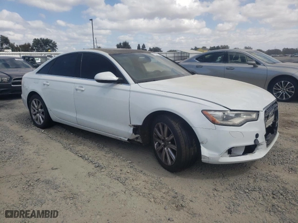 2014 Audi A6 2.0T Premium with VIN WAUCFAFC4EN097097, listed as a Copart auction lot 71421174 with 0 mi miles and Salvage Title. Bid and sale history available at carsss.com. Image 4.
