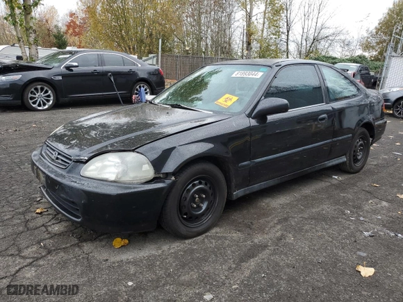 1997 Honda Civic DX with VIN 1HGEJ6220VL024777, listed as a Copart auction lot 81893044 with 180,967 mi miles and Salvage Title. Bid and sale history available at carsss.com. Image 1.