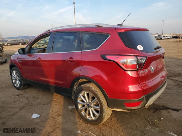 2017 Ford Escape Titanium with VIN 1FMCU0JD8HUC09263, listed as a Copart auction lot 49037975 with 90,086 mi miles and Clean Title. Bid and sale history available at carsss.com. Image 2.