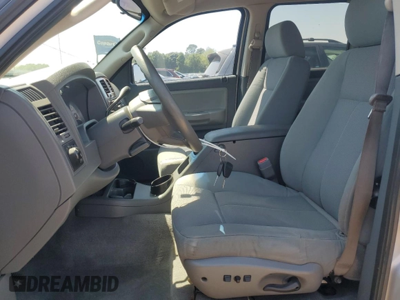 2005 Dodge Dakota SLT with VIN 1D7HE48N35S223260, listed as a Copart auction lot 53379715 with 166,892 mi miles and Clean Title. Bid and sale history available at DreamBid. Image 7.