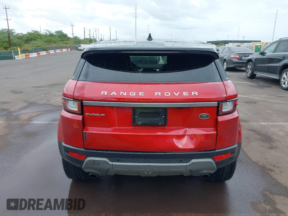 2017 Land Rover Range Rover Evoque SE with VIN SALVP2BG6HH228100, listed as a IAAI auction lot 40589551 with 87,959 mi miles. Bid and sale history available at carsss.com. Image 16.