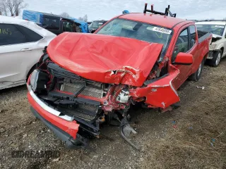 2019 Chevrolet Colorado 2WD Work Truck z VIN 1GCHSBEN0K1283476, wystawiony jako Copart lot #47646095 z przebiegiem 144 608 mil mil oraz Czysty tytuł • Clean title. Historia ofert i sprzedaży dostępna na DreamBid. Obrazek 1.
