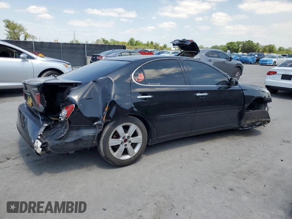 2005 Lexus ES 330 with VIN JTHBA30G355114118, listed as a Copart auction lot 51798995 with 268,836 mi miles and Salvage Title. Bid and sale history available at carsss.com. Image 3.