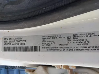 2022 Ram 1500 Rebel z VIN 1C6SRFLT4NN357352, wystawiony jako IAAI lot #41881613 z przebiegiem 31 285 mil mil oraz . Historia ofert i sprzedaży dostępna na DreamBid. Obrazek 9.