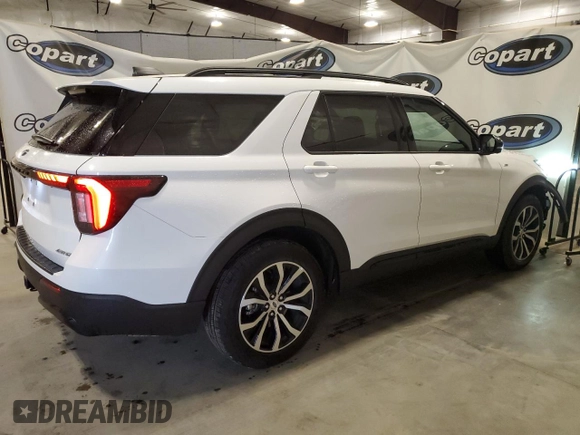 2025 Ford Explorer ST-Line z VIN 1FMUK8KH4SGB53287, wystawiony jako Copart lot #59285225 z przebiegiem 9 118 mil mil oraz Czysty tytuł • Clean title. Historia ofert i sprzedaży dostępna na DreamBid. Obrazek 3.