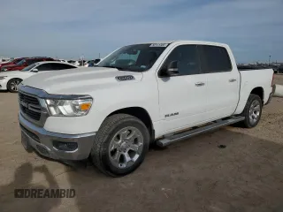 2020 Ram 1500 Lone Star with VIN 1C6RREFT1LN152590, listed as a Copart auction lot 50141585 with 243,549 mi miles and Clean title. Bid and sale history available at DreamBid. Image 1.