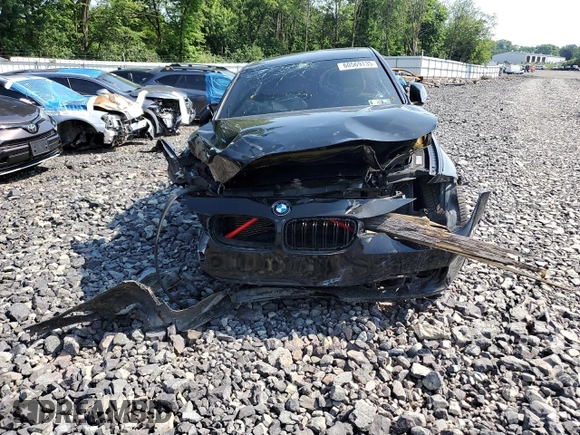 2013 BMW 3 Series 328i xDrive with VIN WBA3B5C56DF596713, listed as a Copart auction lot 60569135 with Not provided miles and Salvage title. Bid and sale history available at DreamBid. Image 5.