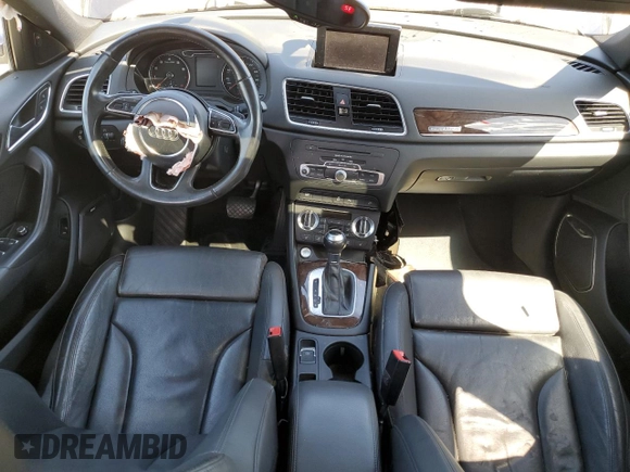 2015 Audi Q3 Prestige with VIN WA1GFCFS3FR004159, listed as a Copart auction lot 59004365 with 114,389 mi miles and Salvage title. Bid and sale history available at DreamBid. Image 8.