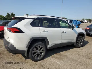 2023 Toyota RAV4 Hybrid XLE Premium z VIN JTMB6RFV7PD548983, wystawiony jako Copart lot #55406735 z przebiegiem 80 794 mil mil oraz Szkoda całkowita • Salvage title. Historia ofert i sprzedaży dostępna na DreamBid. Obrazek 3.