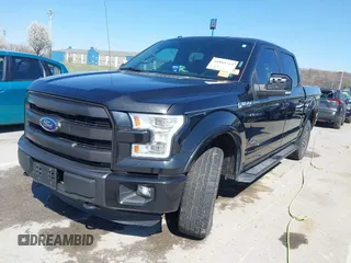 2015 Ford F-150 XLT with VIN 1FTEW1EG8FFA04724, listed as a IAAI auction lot 41884761 with 115,426 mi miles. Bid and sale history available at carsss.com. Image 2.