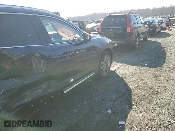 2021 Mazda CX-9 Carbon Edition with VIN JM3TCBDY1M0508409, listed as a Copart auction lot 83419844 with 88,647 mi miles and Salvage title. Bid and sale history available at DreamBid. Image 13.