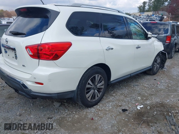 2017 Nissan Pathfinder SV z VIN 5N1DR2MN9HC656258, wystawiony jako IAAI lot #41010118 z przebiegiem 154 944 mil mil oraz . Historia ofert i sprzedaży dostępna na DreamBid. Obrazek 4.