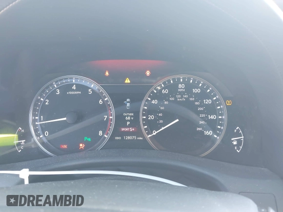 2013 Lexus GS 350 with VIN JTHBE1BL3D5022427, listed as a IAAI auction lot 41417506 with 128,075 mi miles and . Bid and sale history available at carsss.com. Image 7.