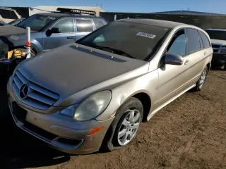 2006 Mercedes-Benz R 3.5L with VIN 4JGCB65E86A032563, listed as a Copart auction lot 52355744 with 120,722 mi miles and Salvage Title. Bid and sale history available at carsss.com. Image 1.