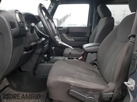 2017 Jeep Wrangler Sport with VIN 1C4AJWAGXHL602088, listed as a Copart auction lot 55243955 with 101,963 mi miles and Clean Title. Bid and sale history available at DreamBid. Image 7.