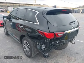 2020 Infiniti QX60 Luxe with VIN 5N1DL0MN2LC540608, listed as a IAAI auction lot 42187929 with 82,227 mi miles and . Bid and sale history available at DreamBid. Image 3.