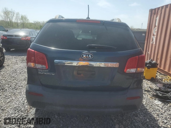 2011 Kia Sorento LX with VIN 5XYKTDA25BG086491, listed as a Copart auction lot 51582205 with 128,142 mi miles and Clean Title. Bid and sale history available at carsss.com. Image 6.
