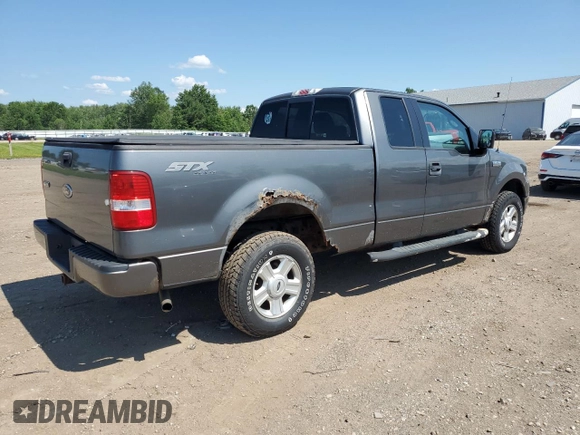 2005 Ford F-150 STX with VIN 1FTRX14W65NB37350, listed as a Copart auction lot 63500255 with 84,708 mi miles and Clean title. Bid and sale history available at DreamBid. Image 3.