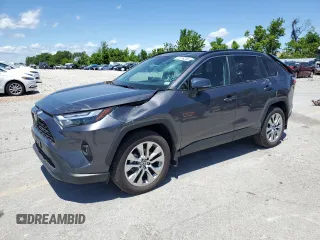 2024 Toyota RAV4 XLE Premium with VIN 2T3A1RFV2RC454169, listed as a Copart auction lot 57758245 with 5,139 mi miles and Salvage title. Bid and sale history available at DreamBid. Image 1.