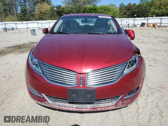 2014 Lincoln MKZ with VIN 3LN6L2GK4ER817320, listed as a Copart auction lot 54834135 with 76,439 mi miles and Salvage title. Bid and sale history available at DreamBid. Image 5.