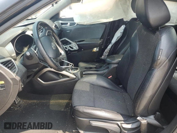 2013 Hyundai Veloster w/Black Int with VIN KMHTC6AD7DU134443, listed as a Copart auction lot 59295275 with 137,106 mi miles and Salvage title. Bid and sale history available at DreamBid. Image 7.