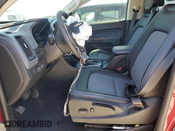 2019 Chevrolet Colorado 4WD Z71 with VIN 1GCGTDEN7K1106007, listed as a Copart auction lot 53304245 with 52,693 mi miles and Salvage title. Bid and sale history available at DreamBid. Image 7.
