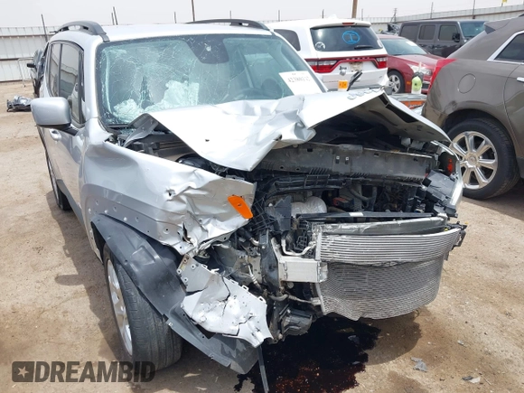 2018 Jeep Renegade Latitude with VIN ZACCJABB2JPJ56502, listed as a IAAI auction lot 42380142 with 39,740 mi miles and . Bid and sale history available at DreamBid. Image 6.