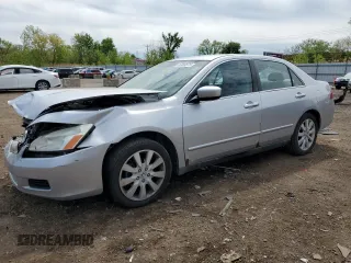 2007 Honda Accord LX SE z VIN 1HGCM664X7A028201, wystawiony jako Copart lot #56488875 z przebiegiem 129 755 mil mil oraz Szkoda całkowita • Salvage title. Historia ofert i sprzedaży dostępna na DreamBid. Obrazek 1.