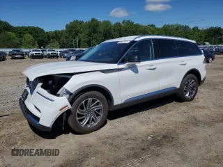 2023 Lincoln Aviator Standard z VIN 5LM5J6XC0PGL00380, wystawiony jako Copart lot #55167045 z przebiegiem 68 083 mil mil oraz Szkoda całkowita • Salvage title. Historia ofert i sprzedaży dostępna na DreamBid. Obrazek 1.