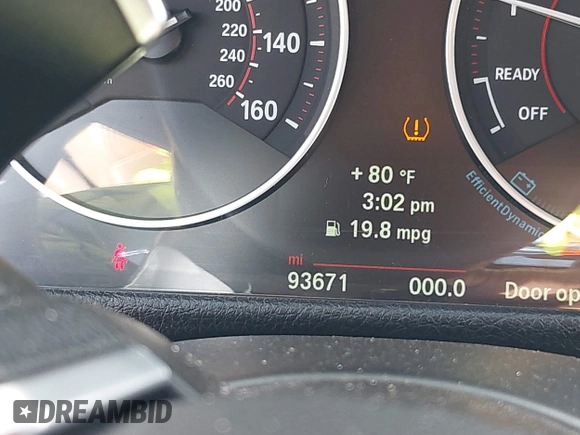 2014 BMW 3 Series 328i xDrive with VIN WBA3G7C57EKN37319, listed as a IAAI auction lot 41699235 with 93,671 mi miles and . Bid and sale history available at carsss.com. Image 15.