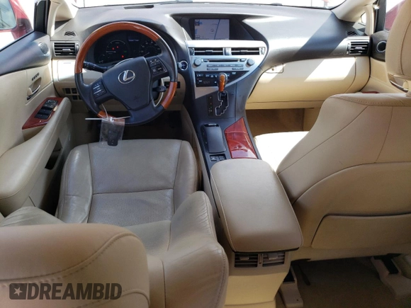 2012 Lexus RX 450h with VIN JTJBC1BA3C2049887, listed as a Copart auction lot 56978415 with 162,626 mi miles and Salvage title. Bid and sale history available at DreamBid. Image 8.