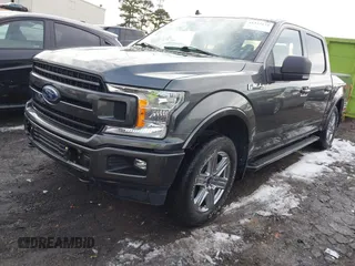 2019 Ford F-150 XL with VIN 1FTEW1E55KFD39996, listed as a IAAI auction lot 41327273 with 28,220 mi miles. Bid and sale history available at carsss.com. Image 2.