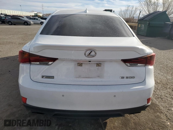 2020 Lexus IS 300 F Sport with VIN JTHGA1D21L5103995, listed as a Copart auction lot 47131455 with 3,928 mi miles and Salvage title. Bid and sale history available at DreamBid. Image 6.