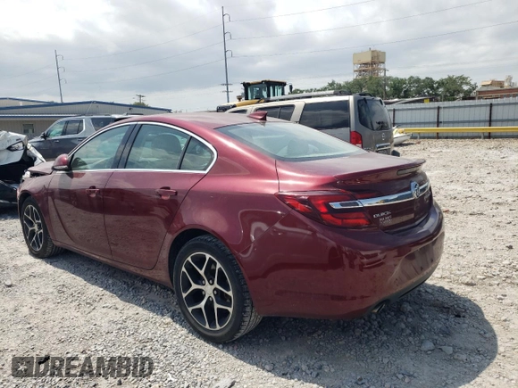2017 Buick Regal Sport Touring with VIN 2G4GL5EXXH9105523, listed as a Copart auction lot 54274505 with 164,590 mi miles and Salvage Title. Bid and sale history available at DreamBid. Image 2.